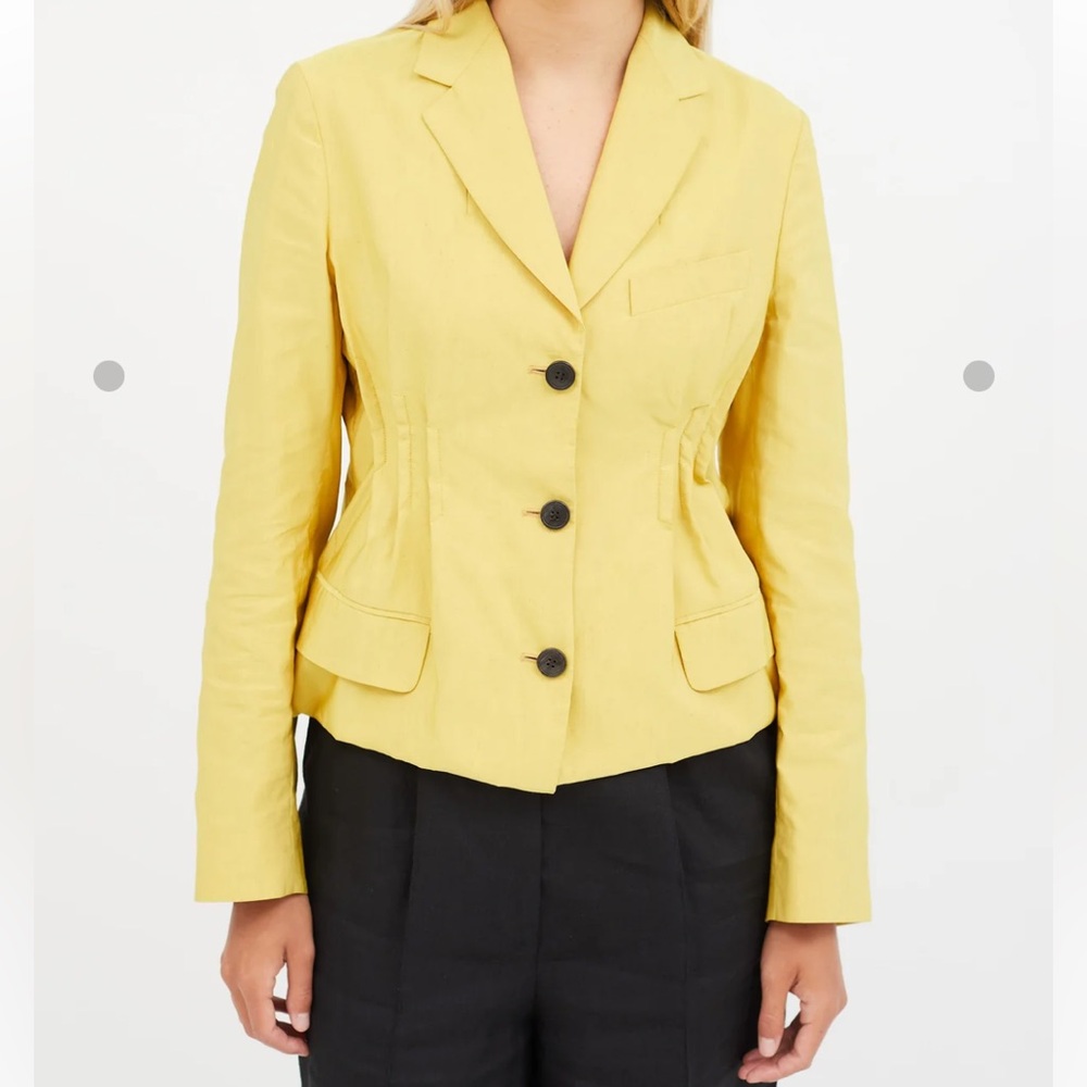 Dries Van Noten Yellow Blazer 36